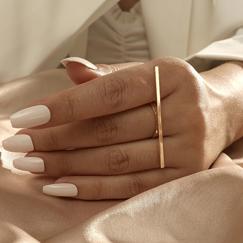 Horizon Bar Ring Set