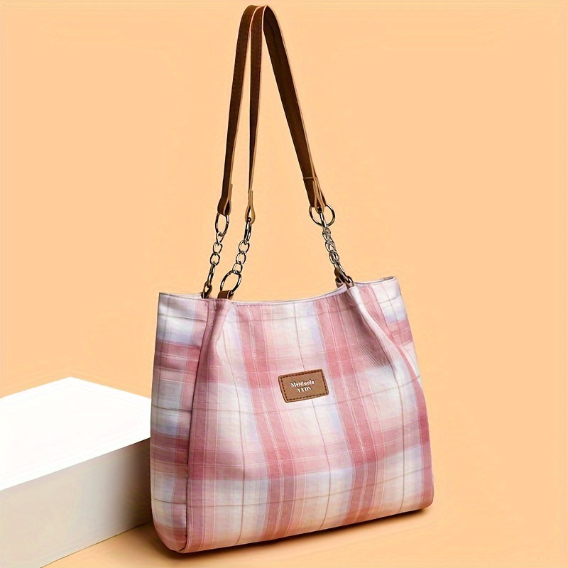 Hampton Plaid Carryall