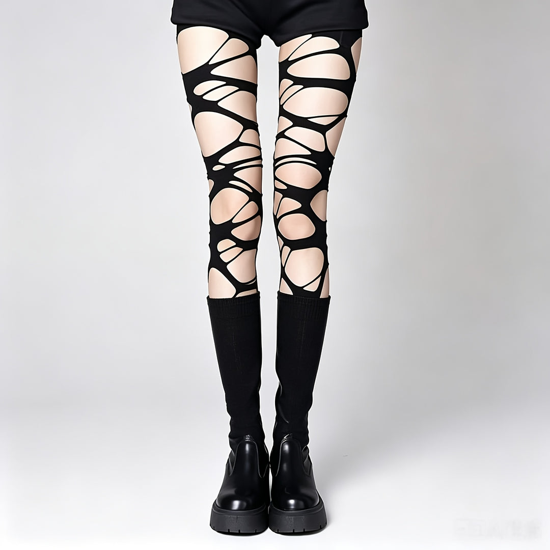 Rebel Distressed Tights