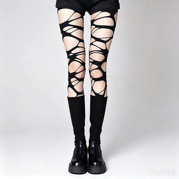 Rebel Distressed Tights