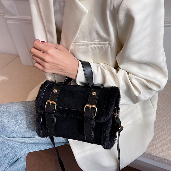 Alpine Shearling Crossbody Bag