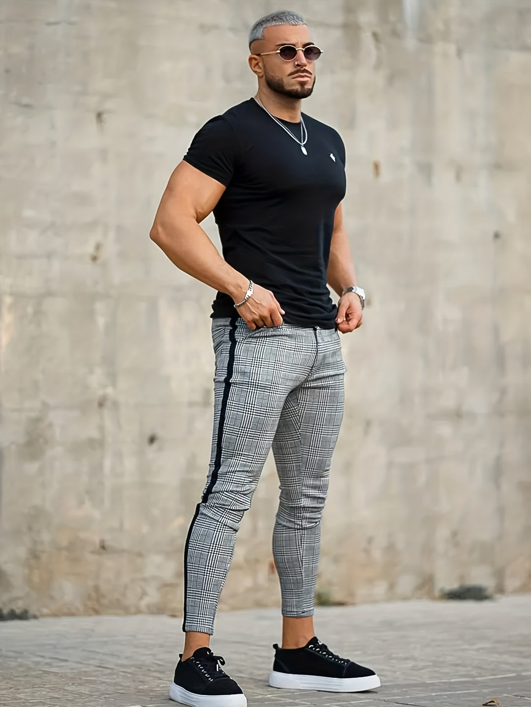 Zenith Plaid Hybrid Trouser