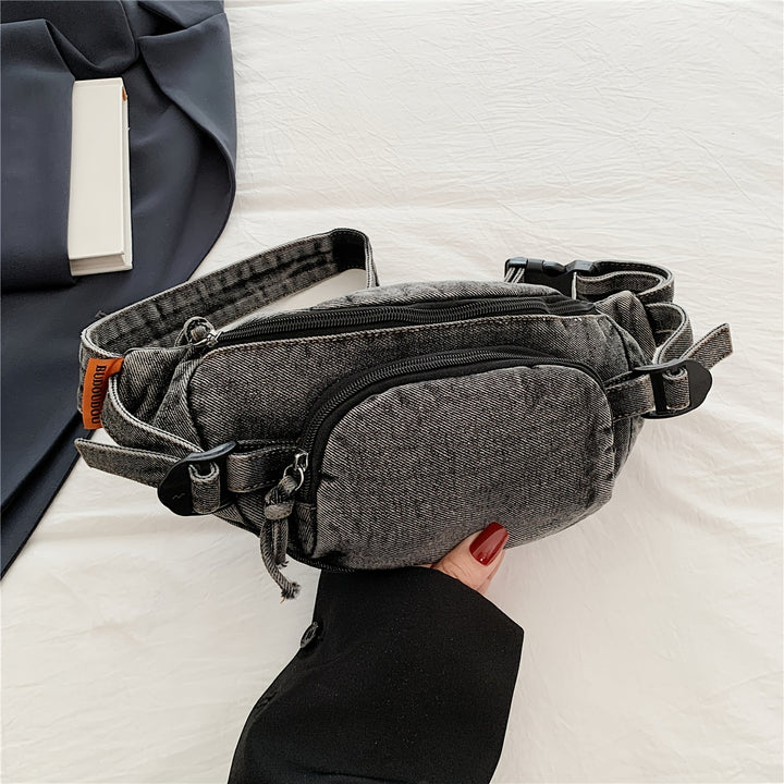 Avalon Washed Denim Sling Bag