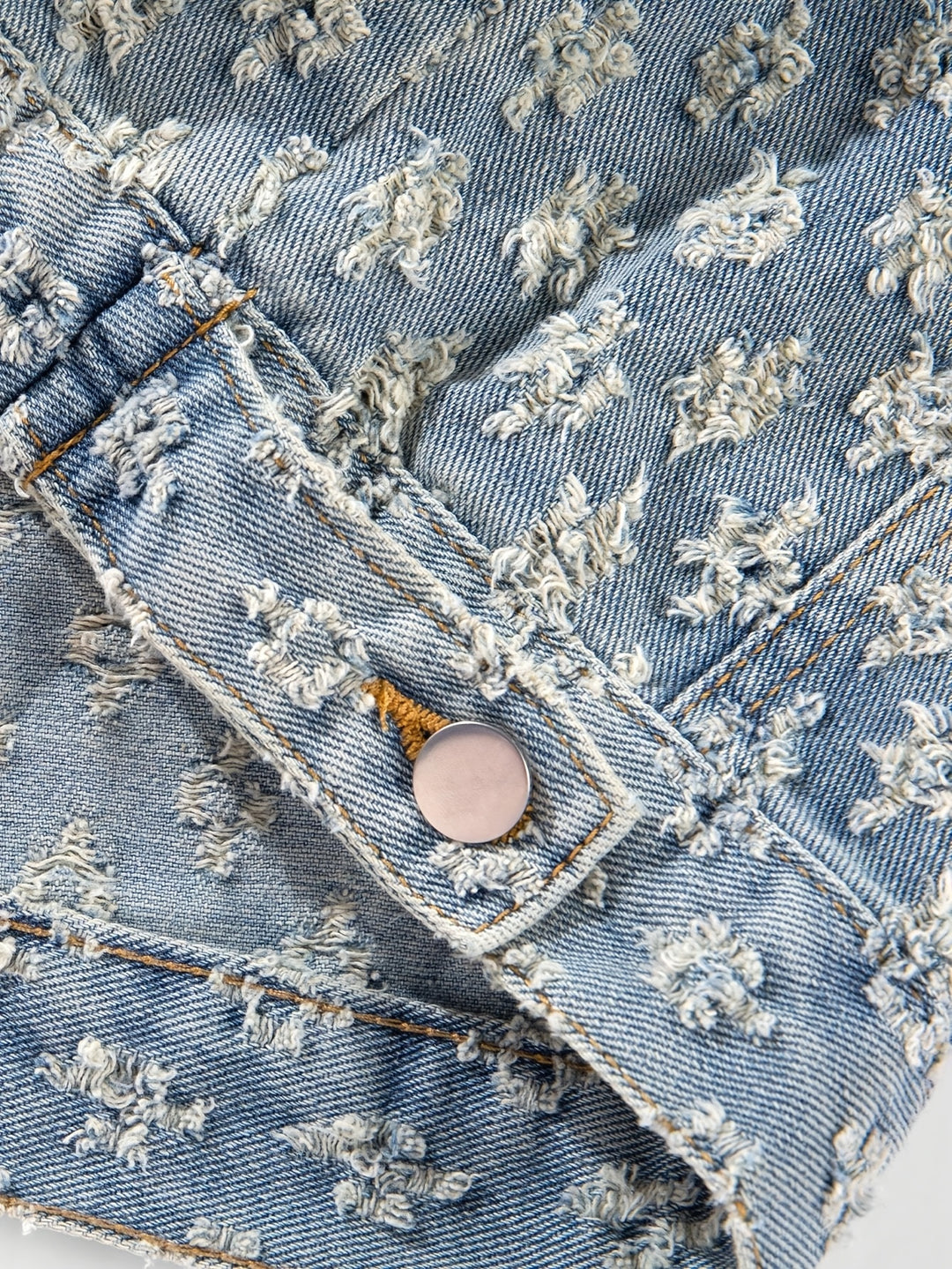 Icon Distressed Denim Jacket