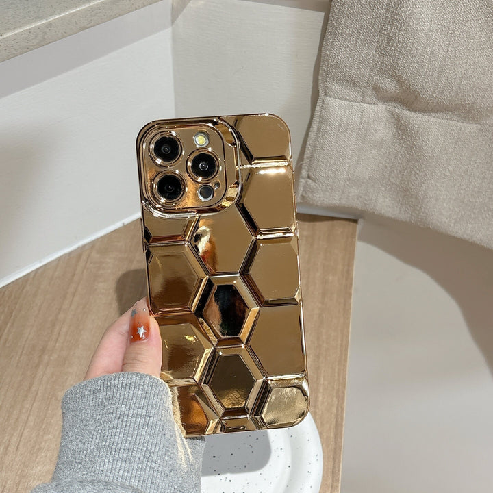 Hex Chrome iPhone Case
