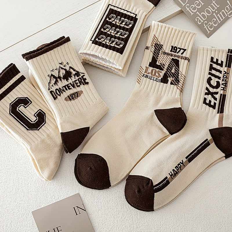 Vintage & Varsity Letter Sock Set