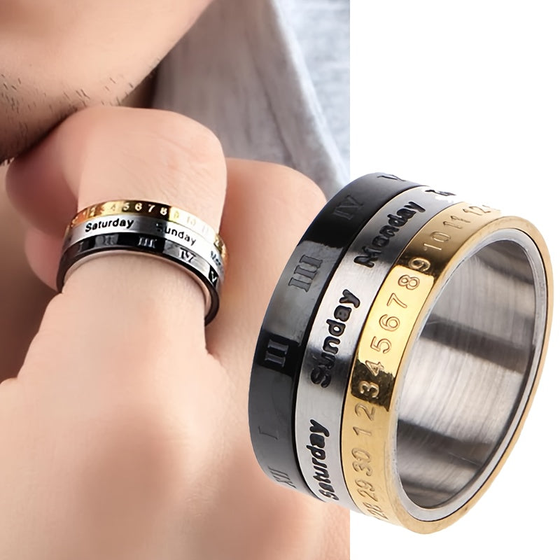 Chronos Calendar Ring