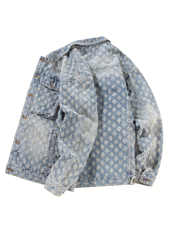 Icon Distressed Denim Jacket