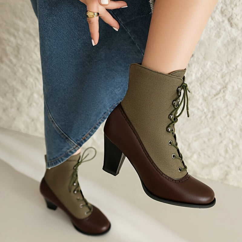Margaux Victorian Canvas Boot