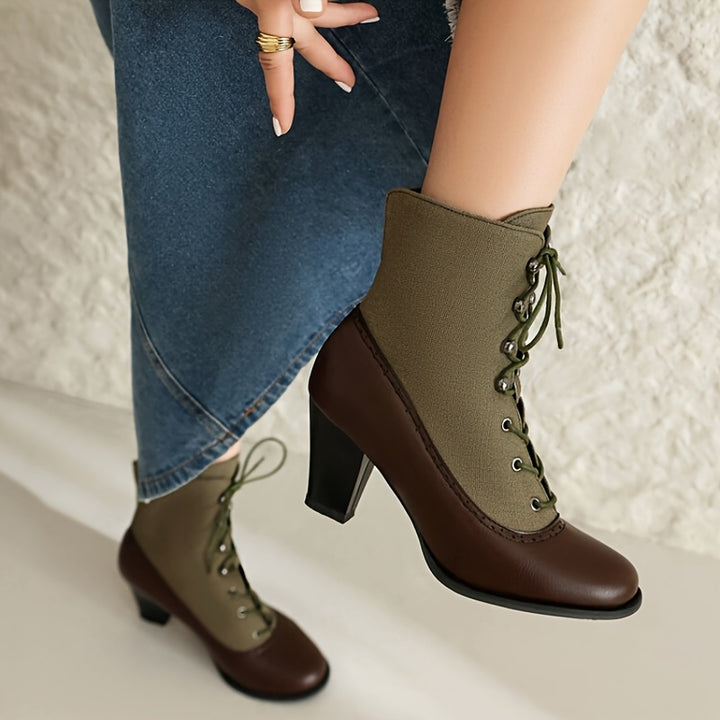 Margaux Victorian Canvas Boot