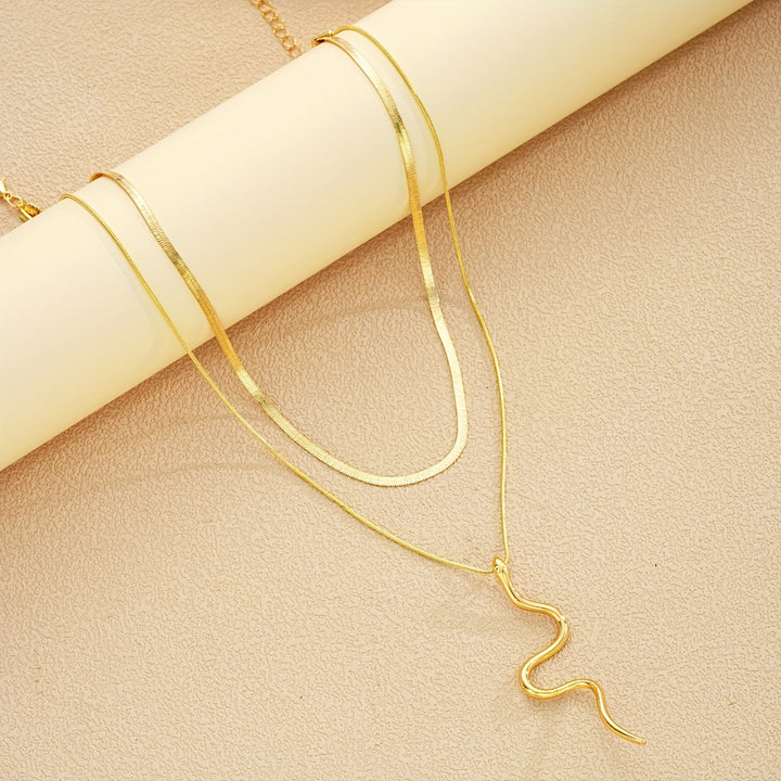 Serpentine Layered Necklace