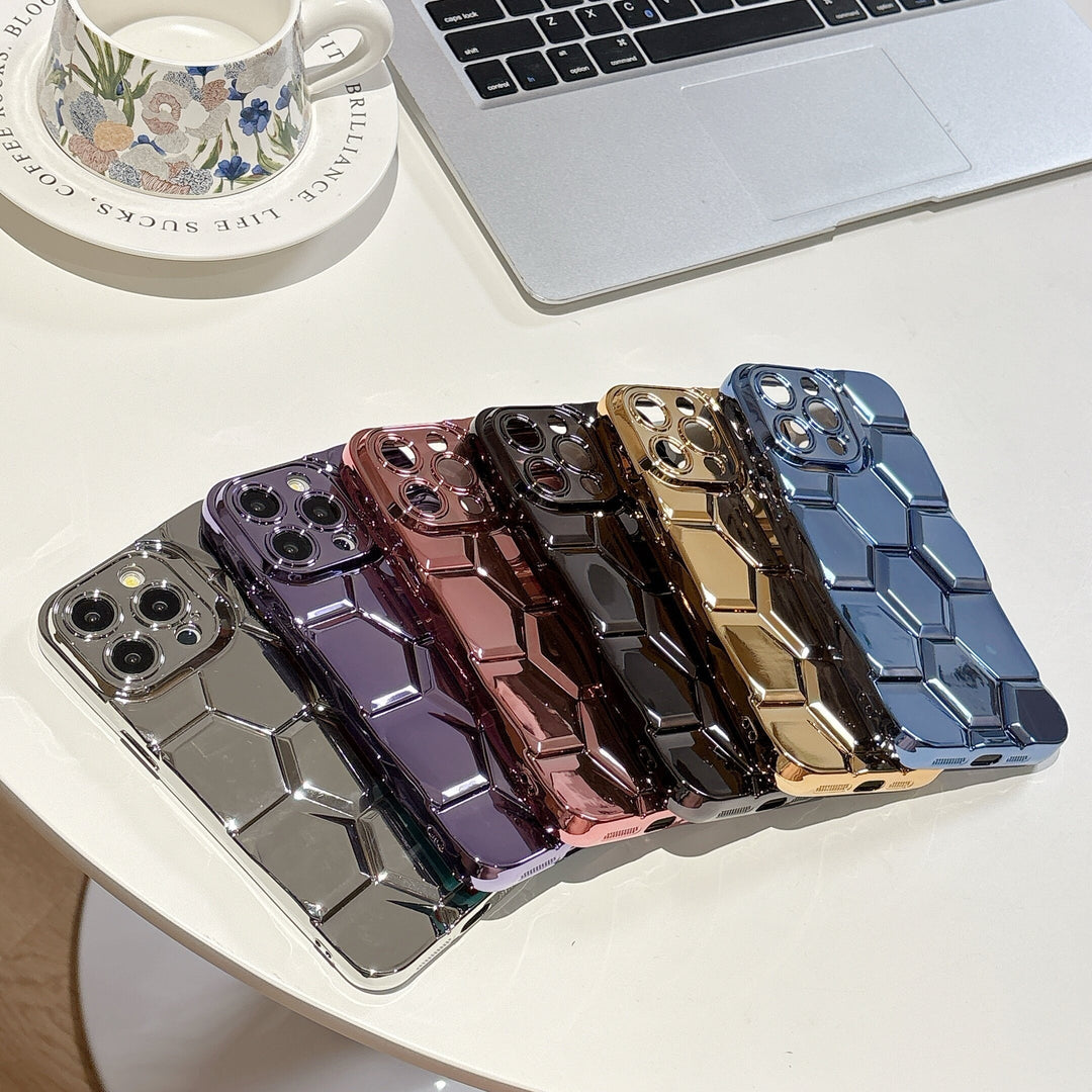 Hex Chrome iPhone Case