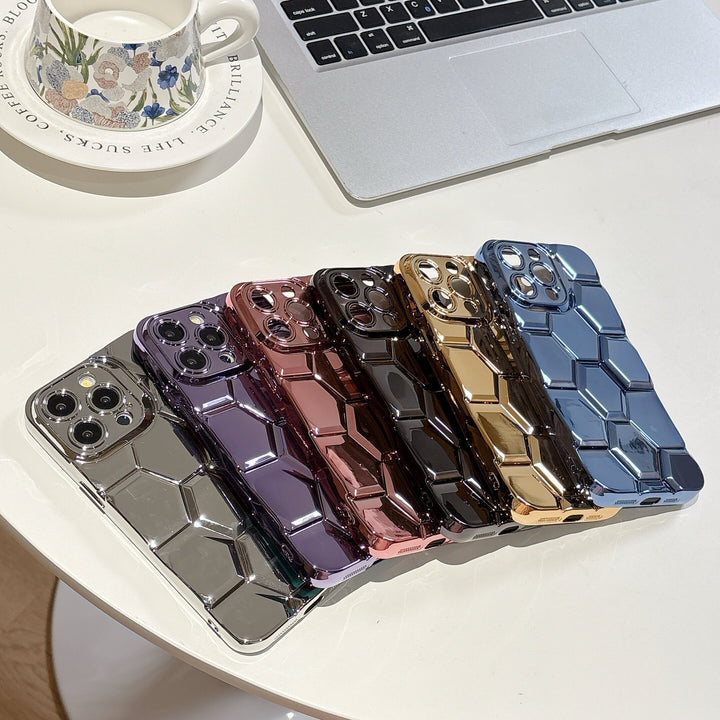 Hex Chrome iPhone Case