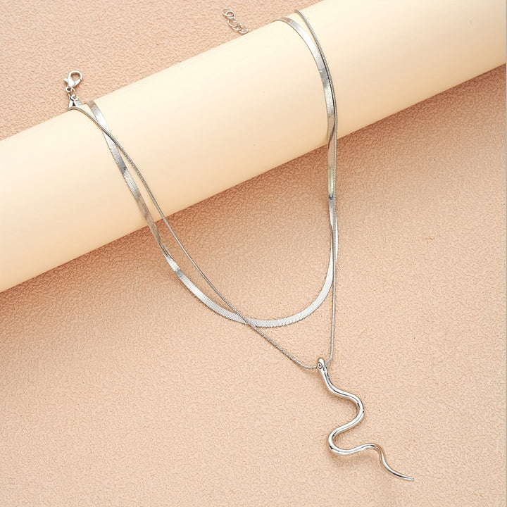 Serpentine Layered Necklace