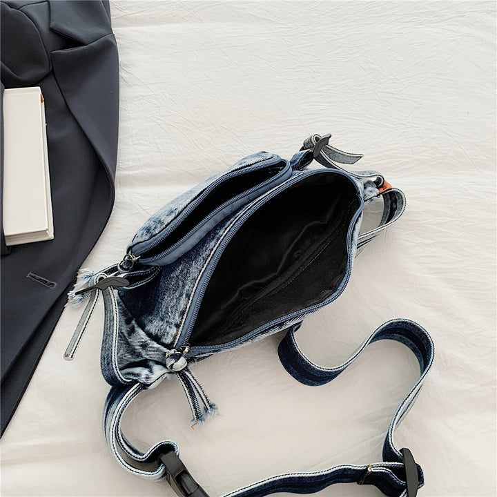 Avalon Washed Denim Sling Bag