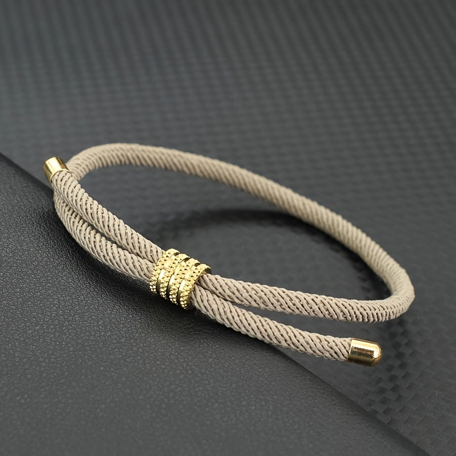 Slate Rope Bracelet