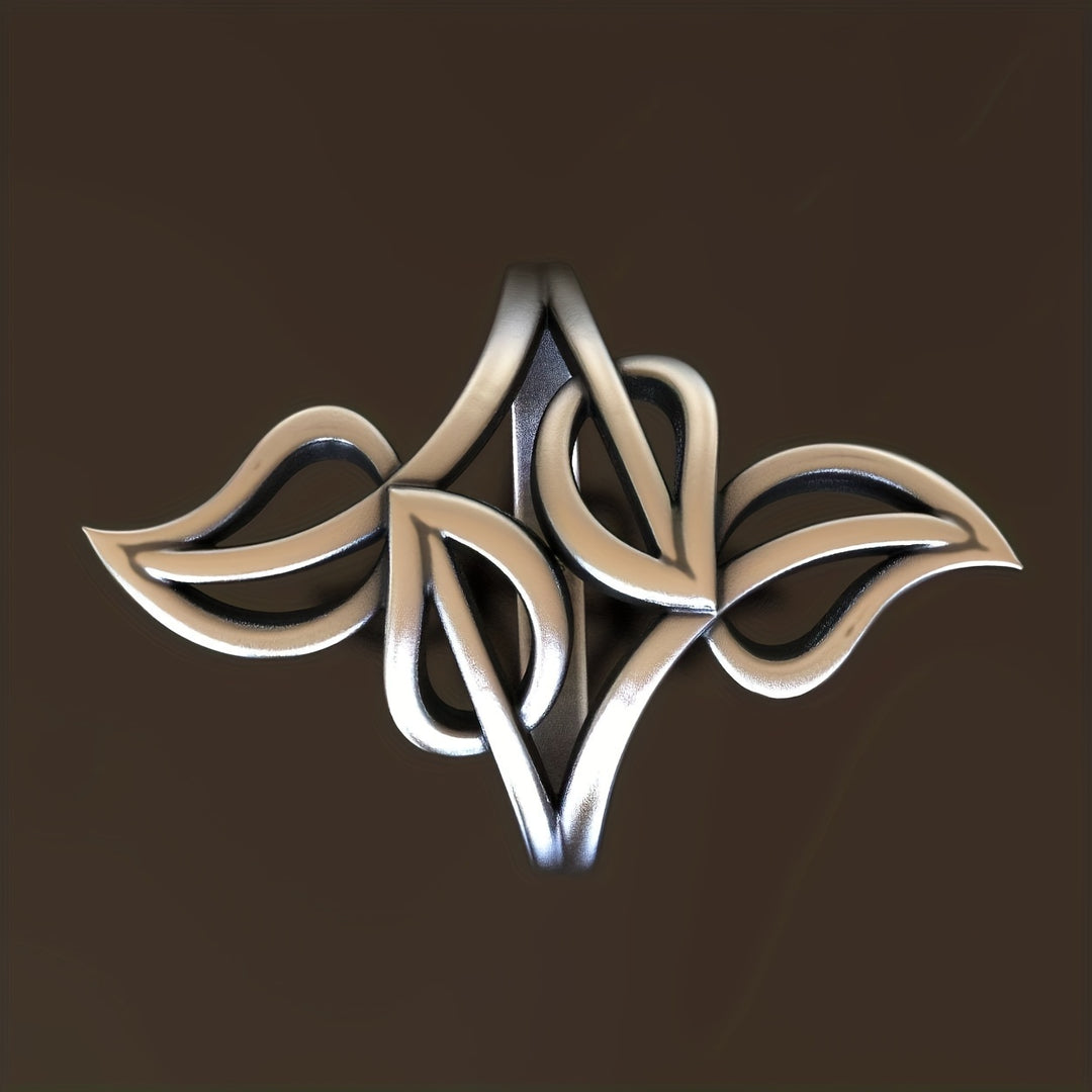 Botanic Crest Cutout Ring