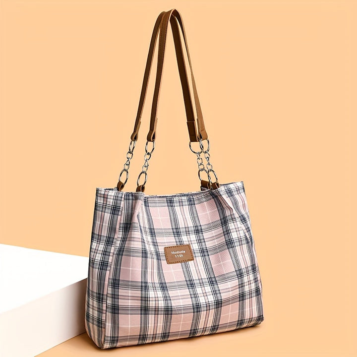 Hampton Plaid Carryall