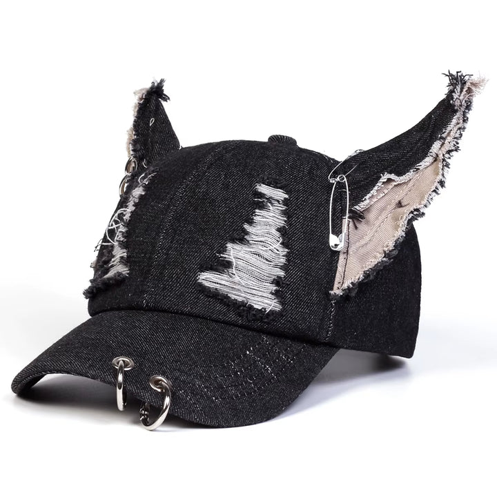 Riot Distressed Denim Cap