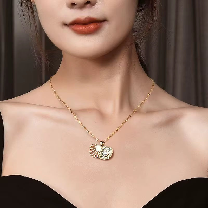 Secret Pearl Locket Necklace