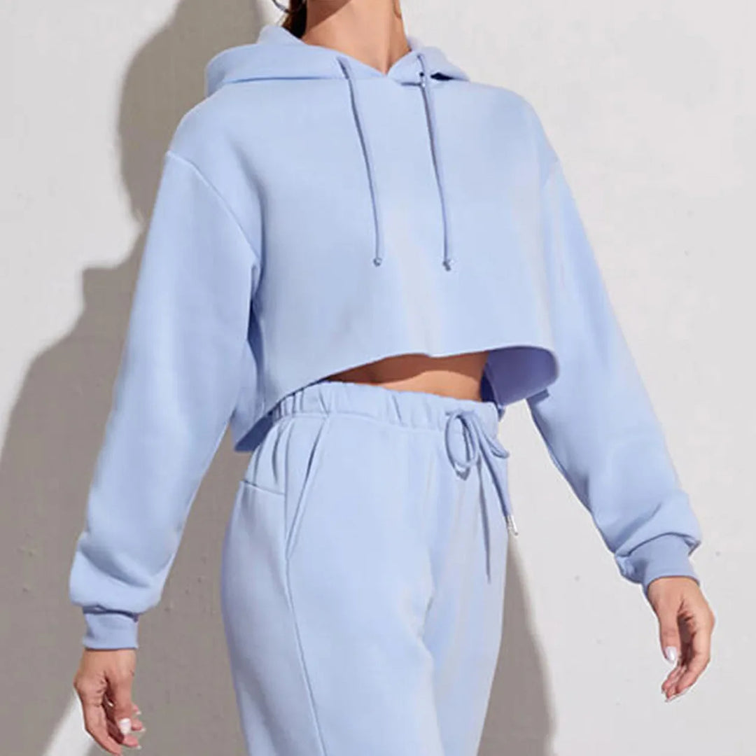 Lush Crop Fleece Pullover