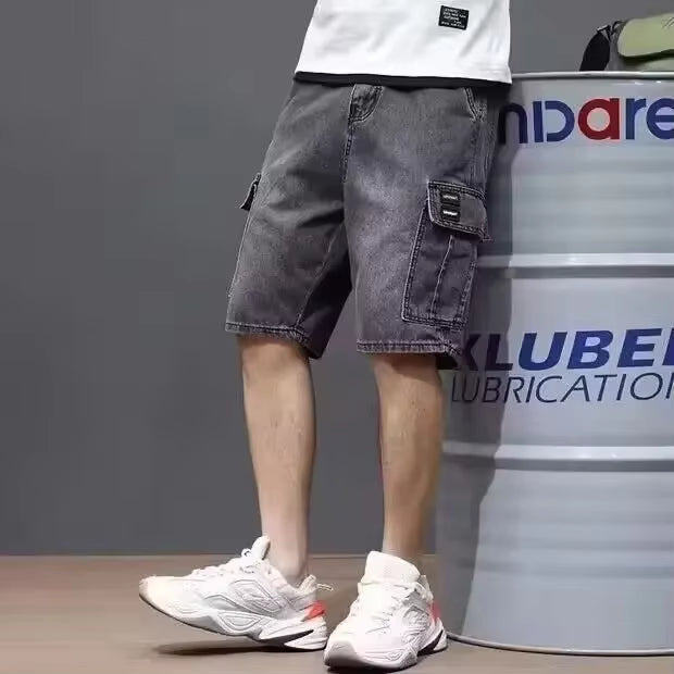 District Denim Cargo Short