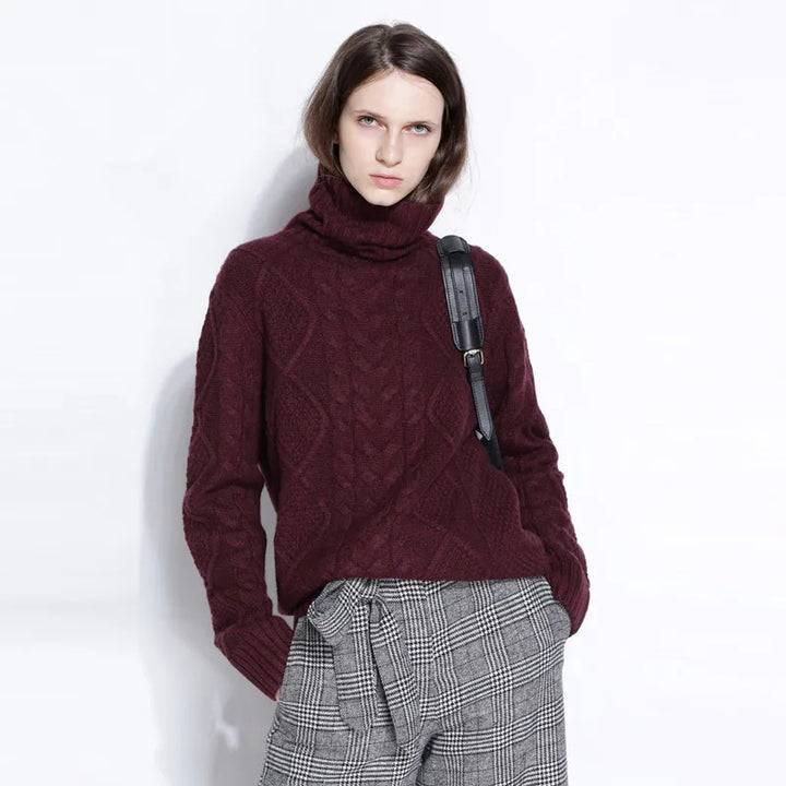Contrast Theory Merino Wool Sweater