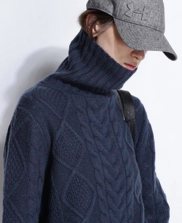 Contrast Theory Merino Wool Sweater