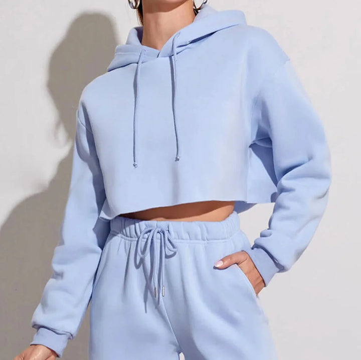 Lush Crop Fleece Pullover