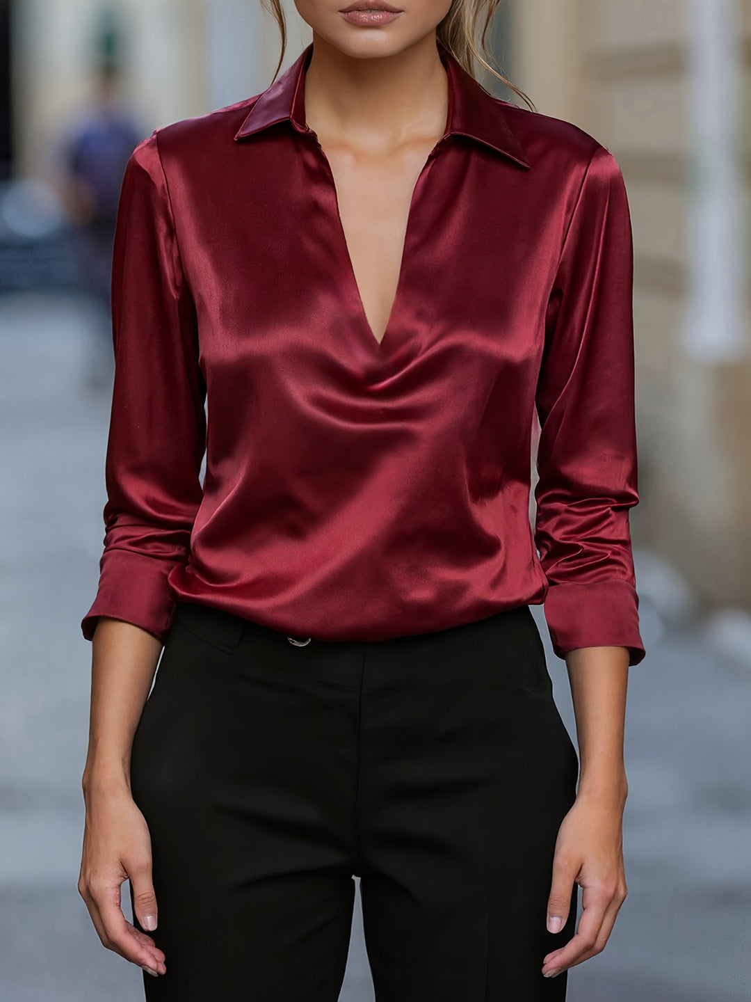 Milano Satin Blouse