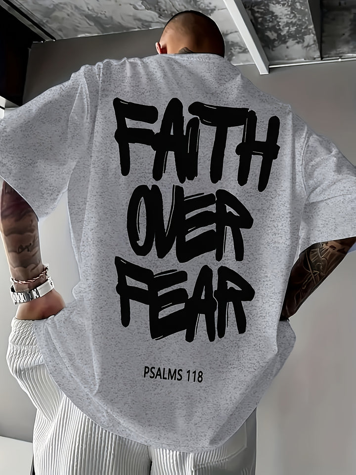 Faith Over Fear Oversized Tee