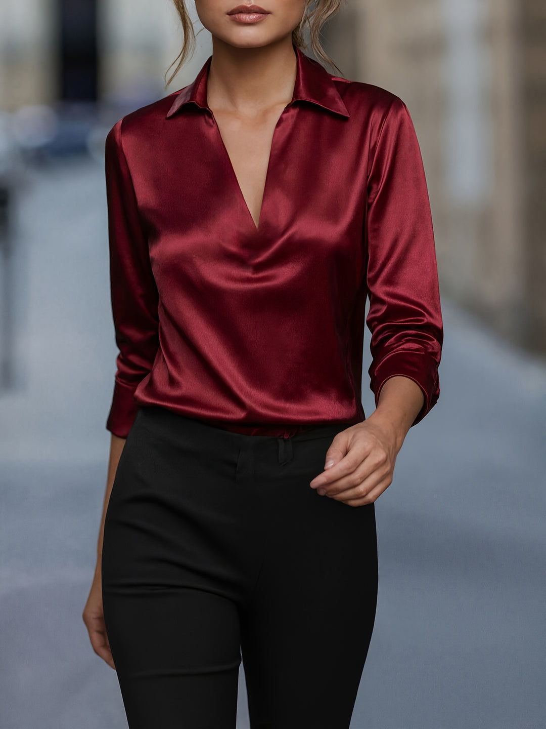 Milano Satin Blouse