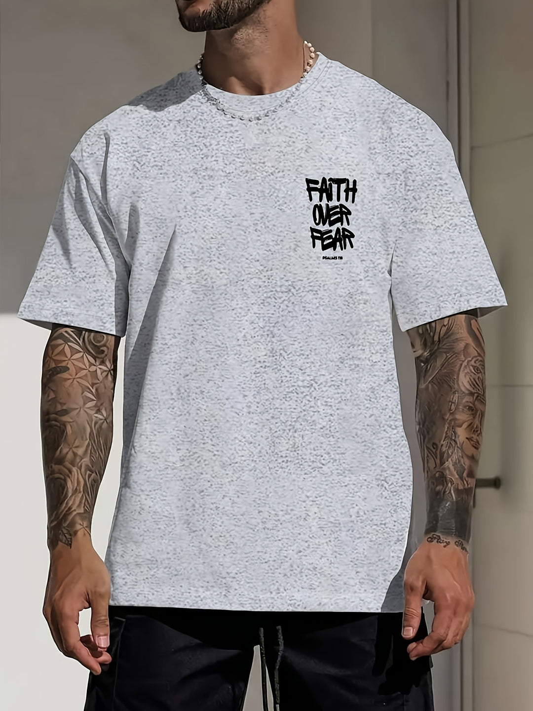 Faith Over Fear Oversized Tee