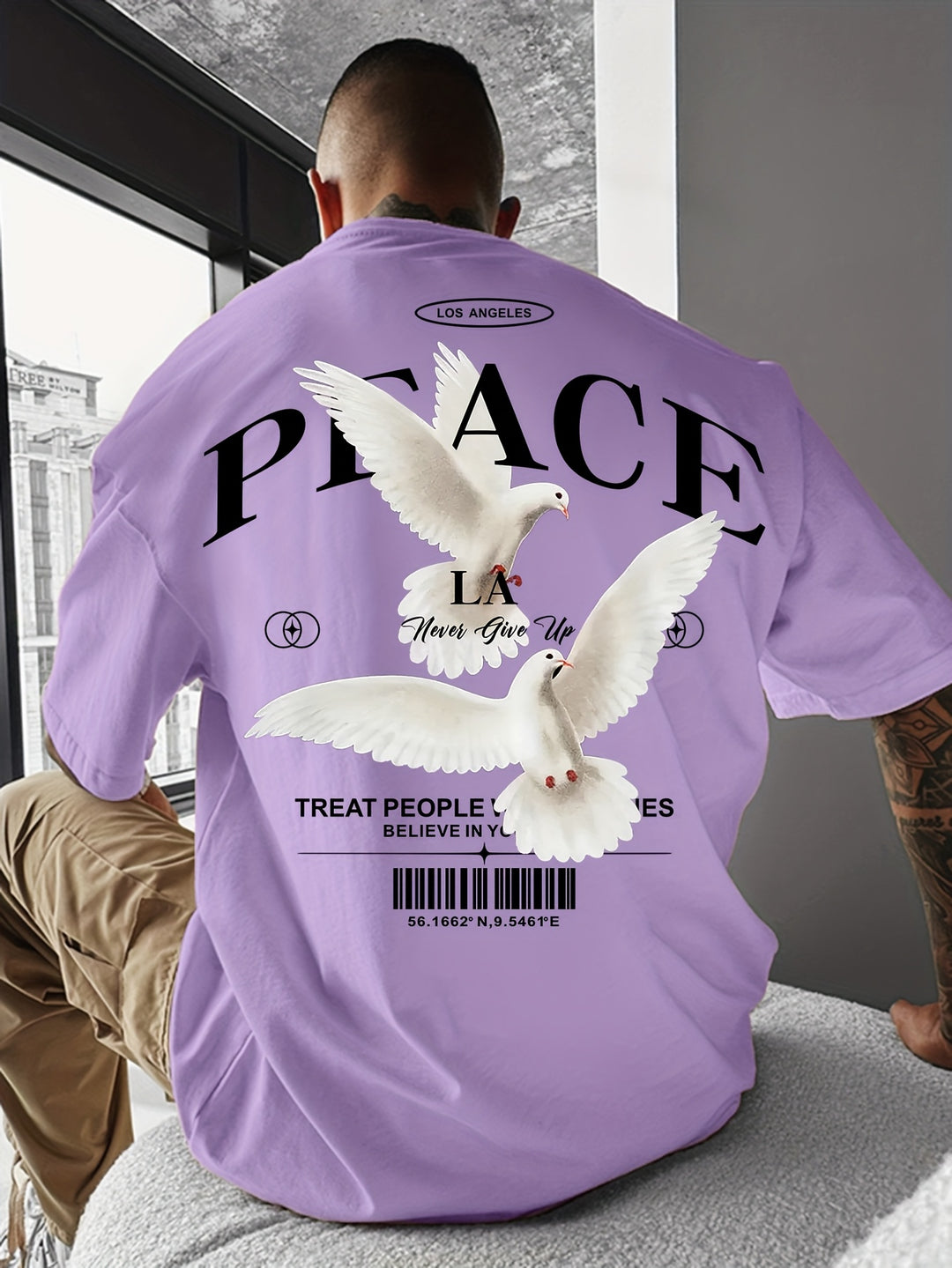 Peace Society Oversized Tee