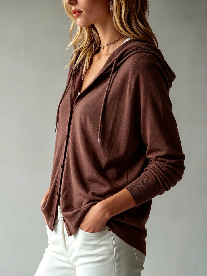 Weekend Button Hoodie