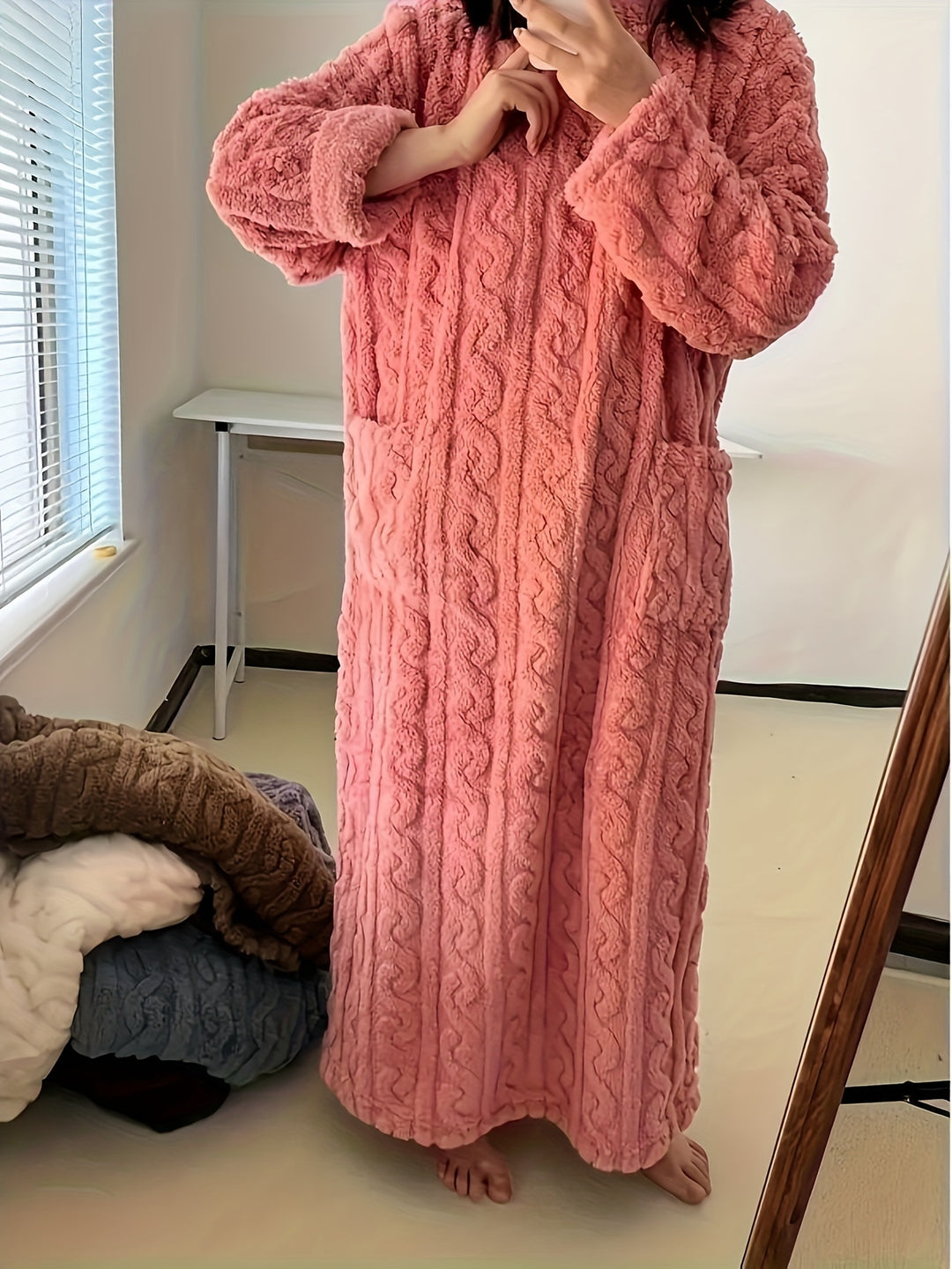 Nest Fleece Lounge Gown
