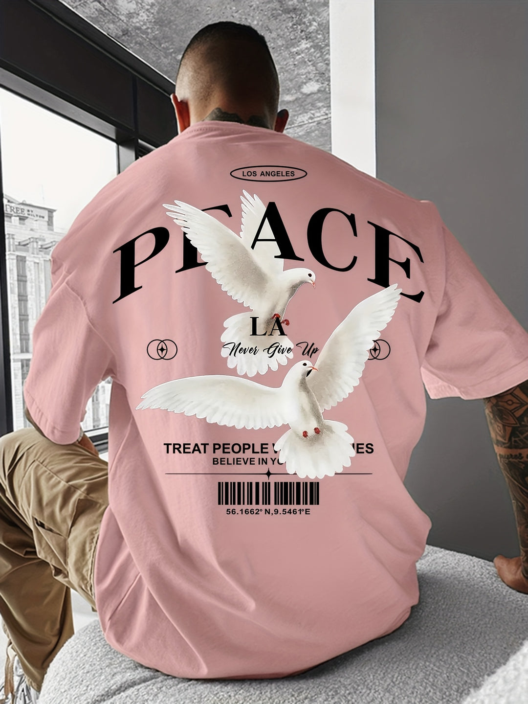 Peace Society Oversized Tee
