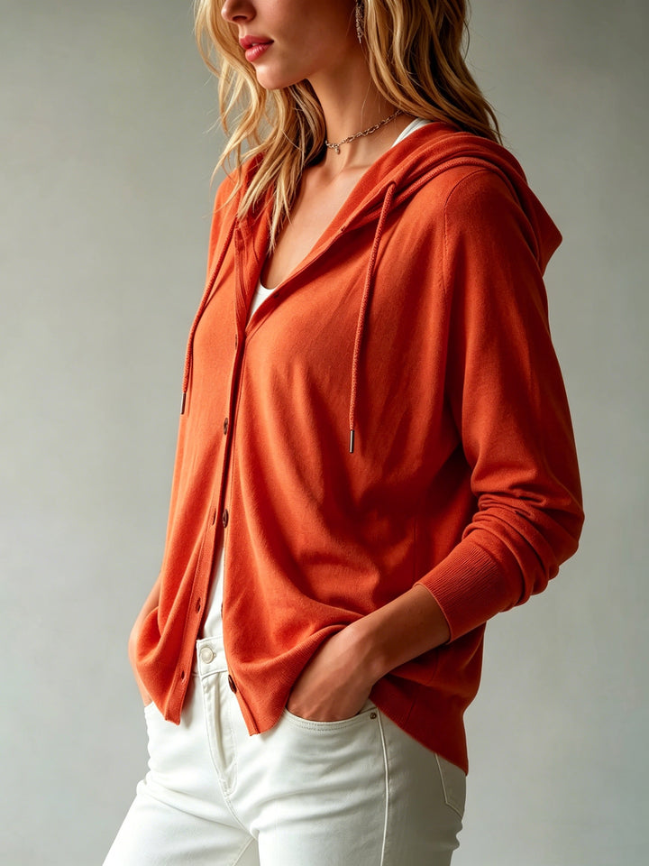 Weekend Button Hoodie