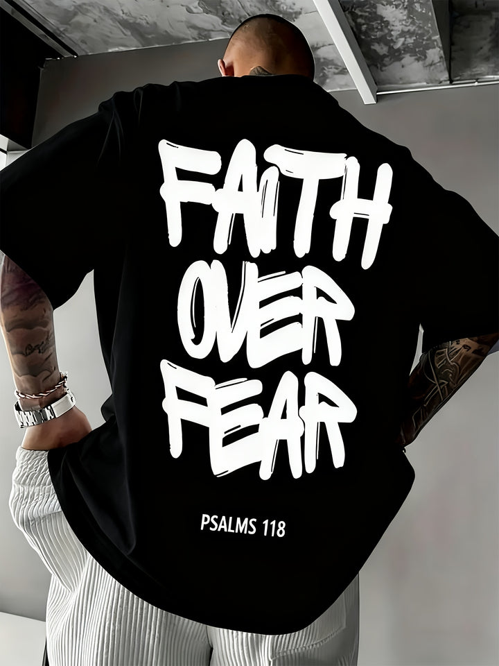 Faith Over Fear Oversized Tee