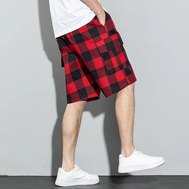 Crossmark Plaid Cargo Short