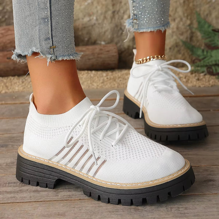 Kyra Mesh Platform Sneaker