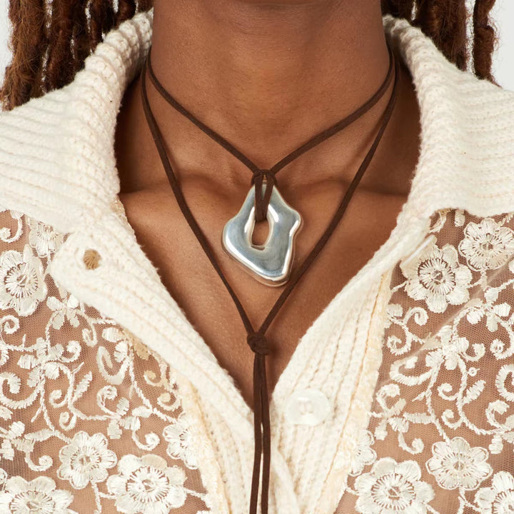 Molten Abstract Necklace