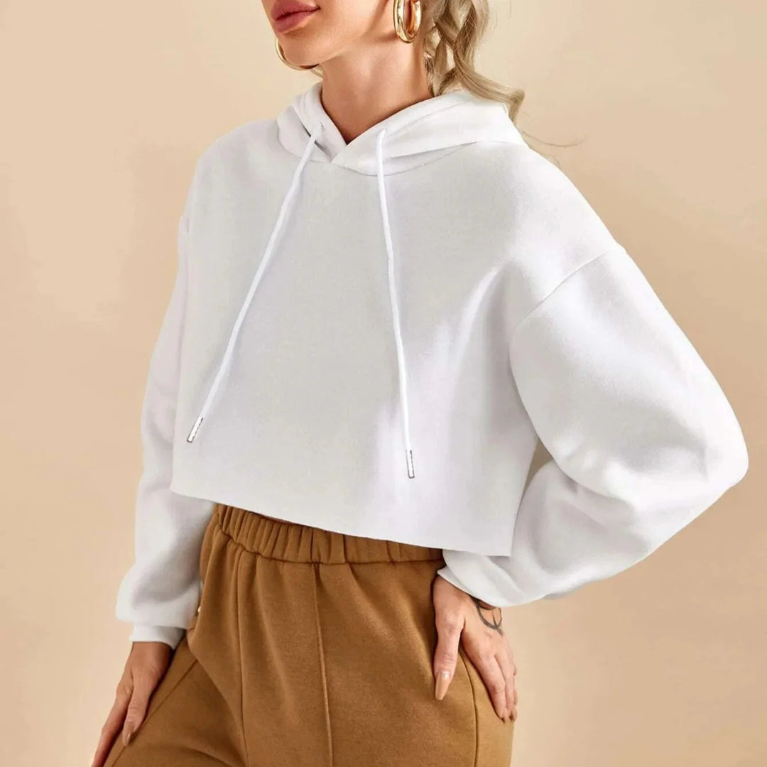 Lush Crop Fleece Pullover