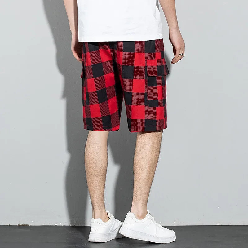 Crossmark Plaid Cargo Short