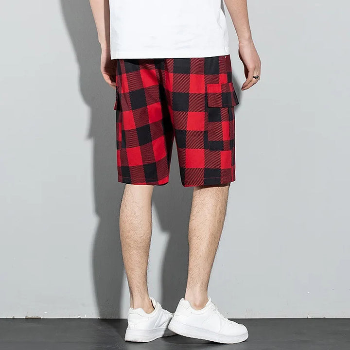 Crossmark Plaid Cargo Short