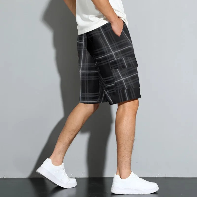 Crossmark Plaid Cargo Short