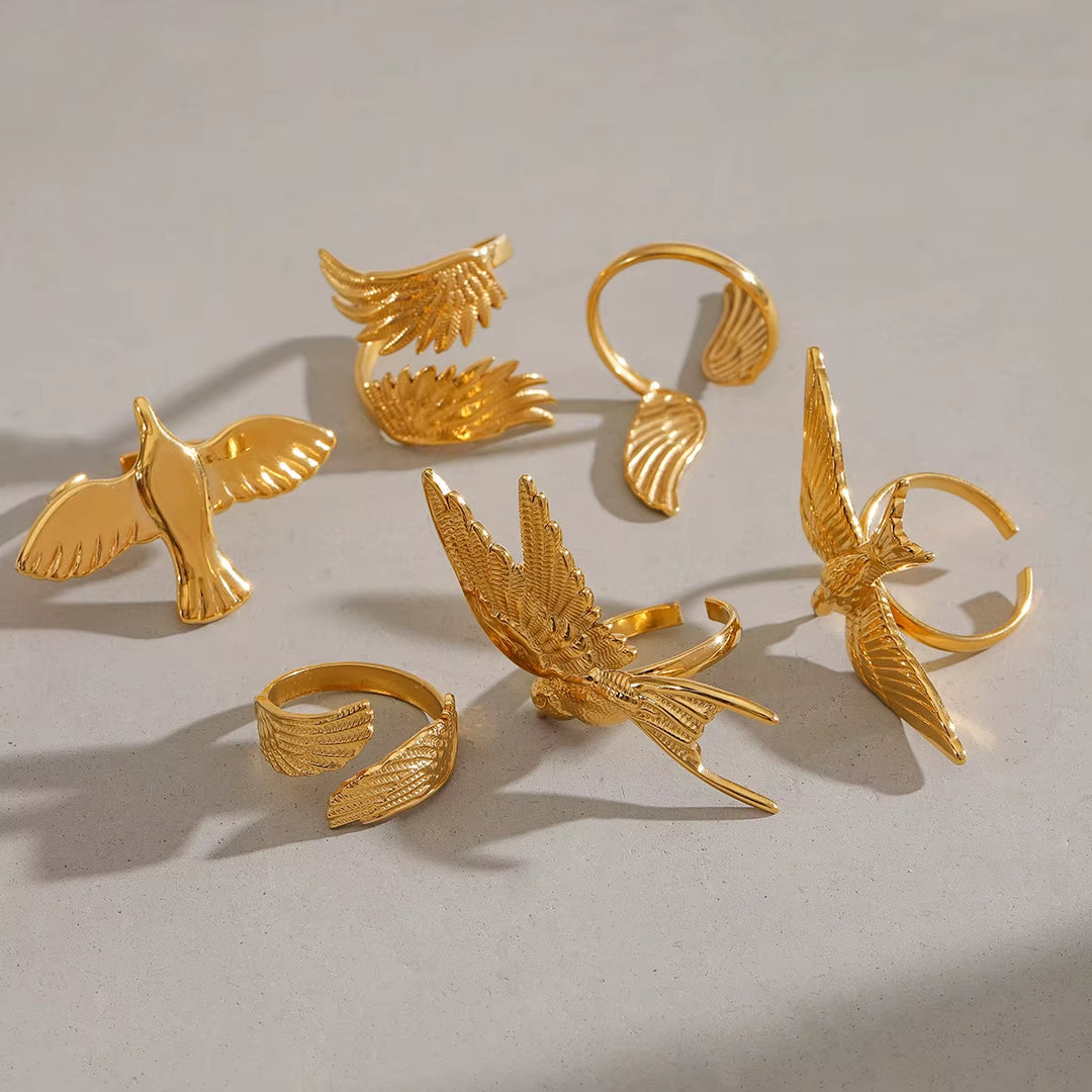 Wings In Flight Ring